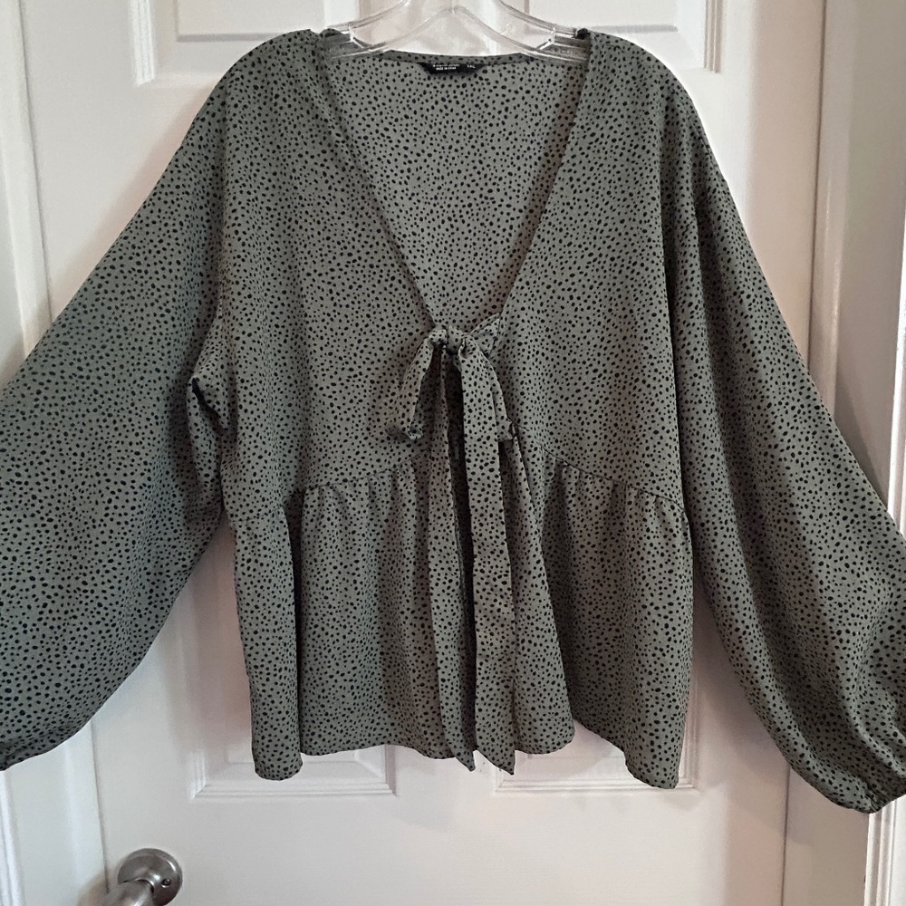 Shein Curve Babydoll Top, 1XL